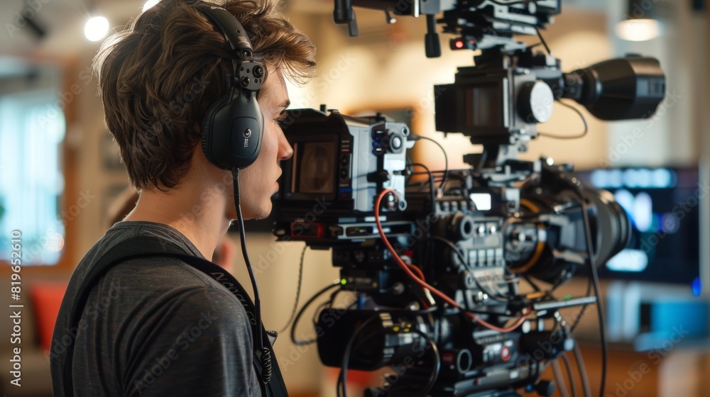 A videographer shoots and edits video content for use in television commercials, online ads, and social media campaigns, telling compelling stories that resonate with audiences. A videographer shoots and edits video content for use in television commercials, online ads, and social media campaigns, telling compelling stories that resonate with audiences.