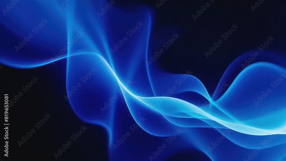Abstract blue smoke on black background. dopamine colors smoke. Cloud of cold fog. Light, peach fuzz, fog, cloud, black background, ice smoke cloud. Copy space Abstract blue smoke on black background. dopamine colors smoke. Cloud of cold fog. Light, peach fuzz, fog, cloud, black background, ice smoke cloud. Copy space