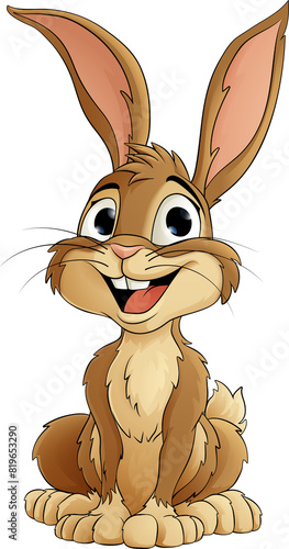 Easter Bunny Rabbit Cartoon...