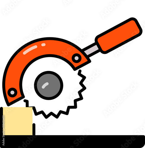 Miter saw icon