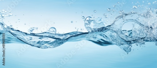 Background with water movement providing copy space image