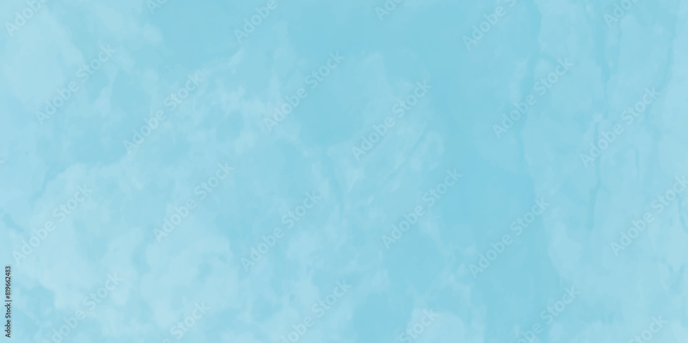 Blue and white watercolor background with abstract sky concept. Blue watercolor vector snowflake background.	