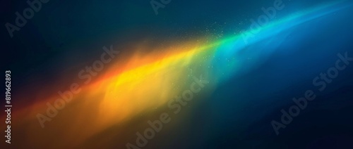 Wallpaper Mural Rainbow in the dark sky, blue and yellow gradient, closeup, texture background, grainy, smooth gradient, textured gradient,  Torontodigital.ca