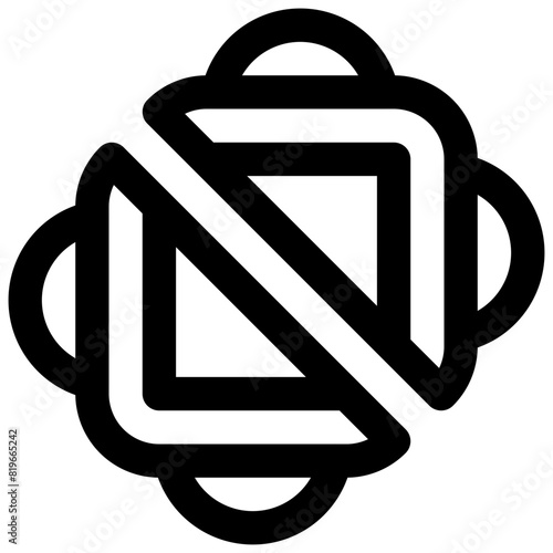 Sandwich. Editable stroke vector icon.