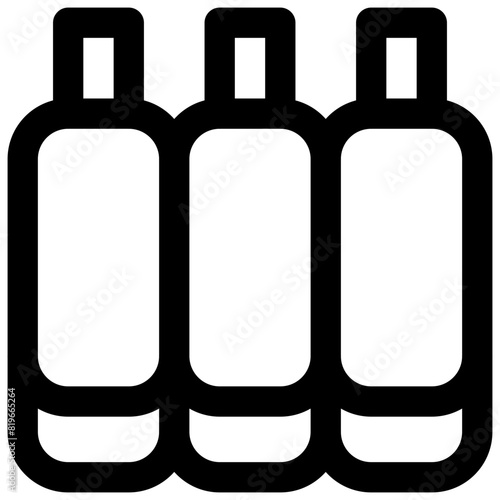 Ribs. Editable stroke vector icon.