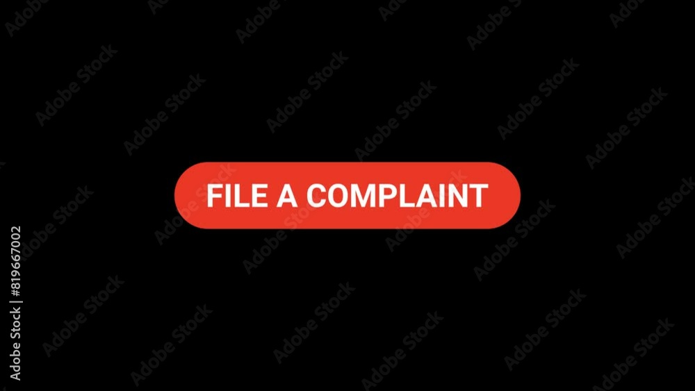 File a complaint Click Button Animation File a complaint Click Button Animation
