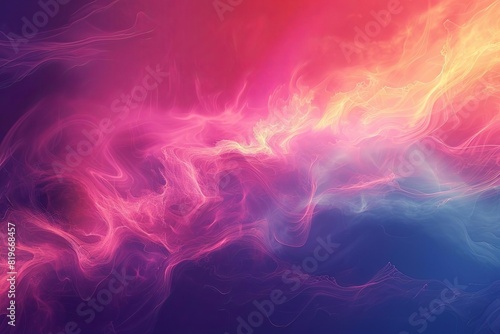 Abstract gradient, front view, Depicts smooth color transitions, digital tone, Splitcomplementary color scheme, 4k