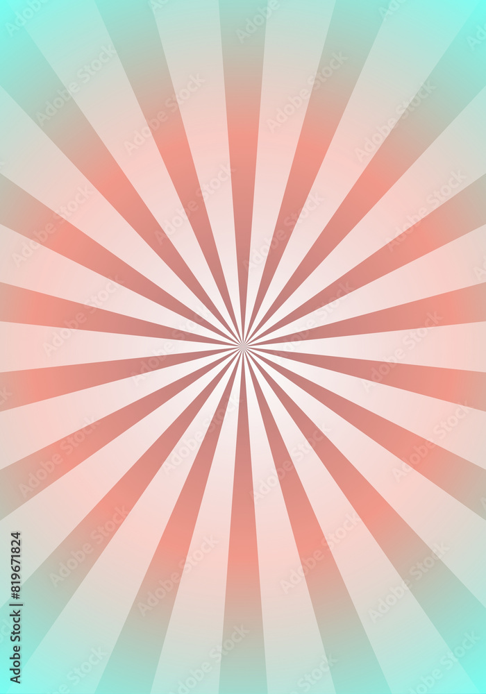 Vertical Sky Blue Pastel Theme with Radial Circle Rays and White Sunburst Vertical Sky Blue Pastel Theme with Radial Circle Rays and White Sunburst