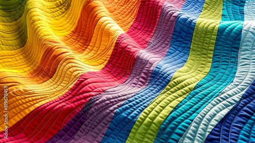 Abstract Rainbow Waves in Fluid Art: Symbolic LGBTQ+ Representation of Freedom and Diversity