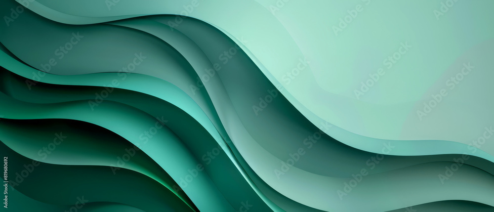 Minimalistic green abstract background with light gradients and ample copy space, Minimalistic green abstract background with light gradients and ample copy space,