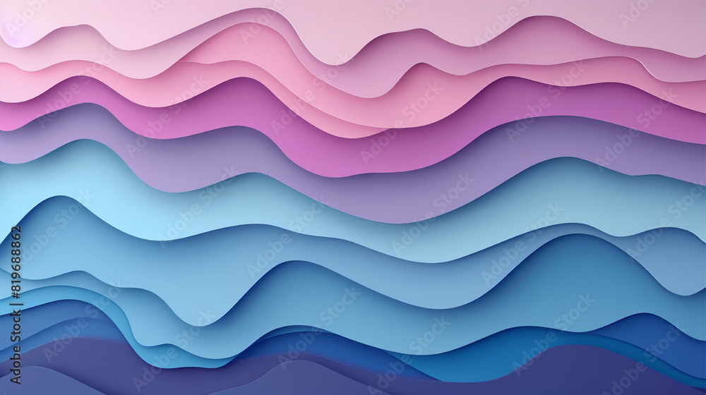 A long, curvy line of blue and pink colors. The colors are vibrant and seem to be flowing together, creating a sense of movement and energy. Scene is one of excitement and dynamism A long, curvy line of blue and pink colors. The colors are vibrant and seem to be flowing together, creating a sense of movement and energy. Scene is one of excitement and dynamism