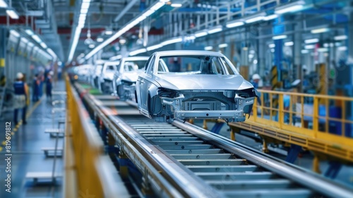 Efficient Automotive Assembly Line: People Streamlining Production