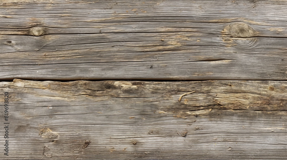 A detailed depiction of a weathered wood surface, highlighting the natural grain patterns and age marks, ideal for adding a rustic effect to digital artworks. A detailed depiction of a weathered wood surface, highlighting the natural grain patterns and age marks, ideal for adding a rustic effect to digital artworks.
