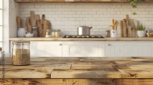 The Warm Wooden Kitchen Interior