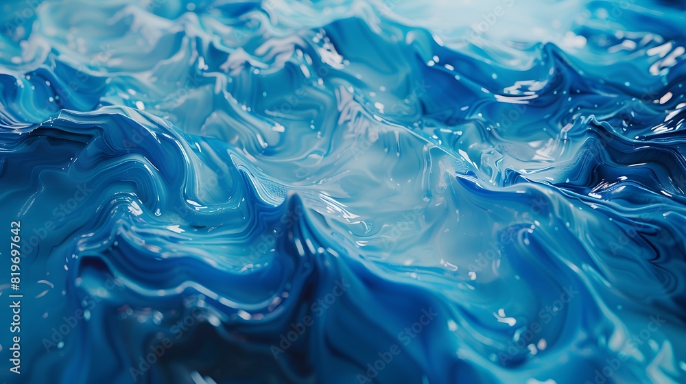 a blue abstract background with fresh paint swashes a blue abstract background with fresh paint swashes