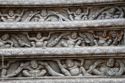 Thai temple's stone sculpture