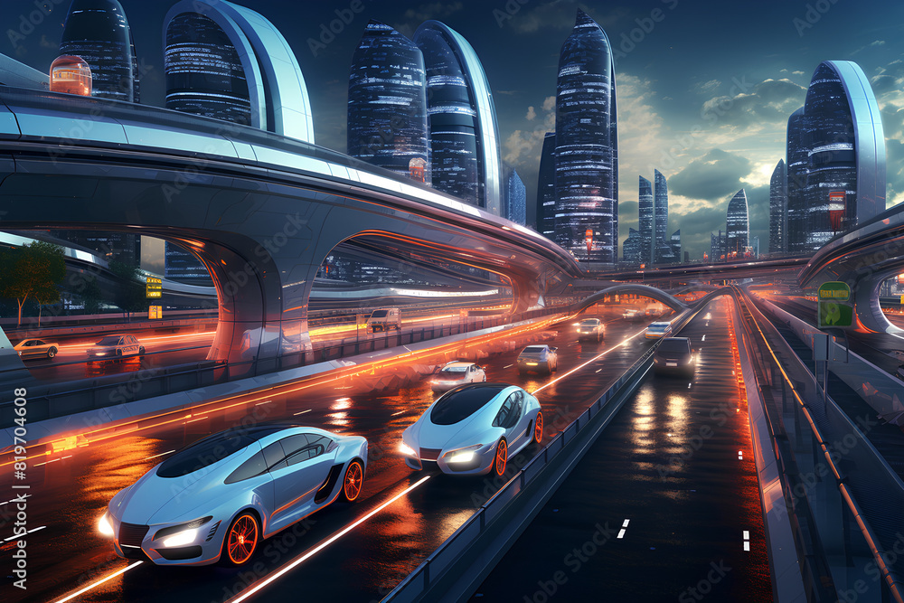 Futuristic Intelligent Traffic Futuristic Intelligent Traffic