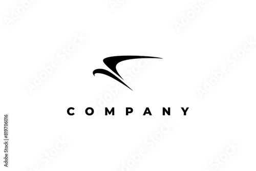 eagle head modern minimal logo