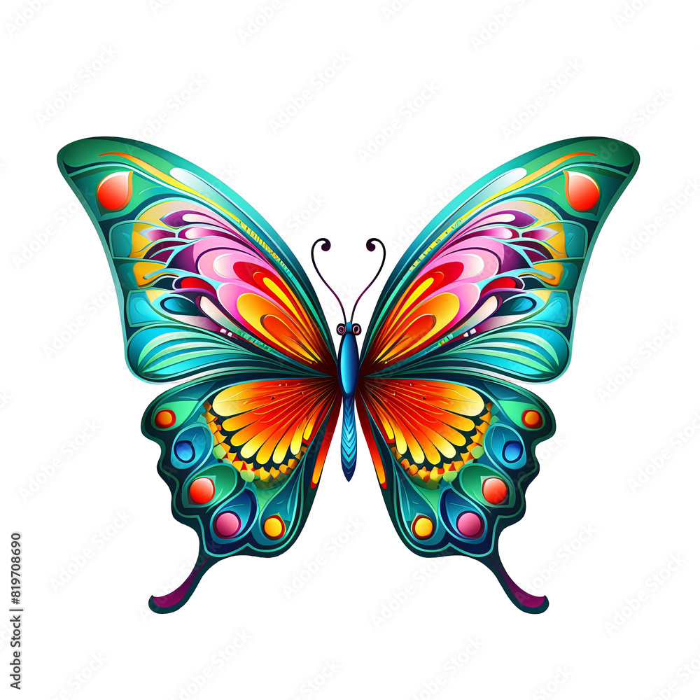 set of butterflies set of butterflies