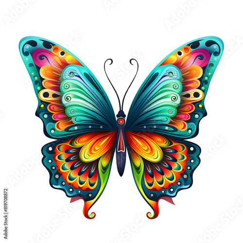 butterfly with a transparent background. Ideal for nature-themed projects, spring promotions, and environmental campaigns. Perfect for eco-friendly and creative businesses © AI ART WORLD