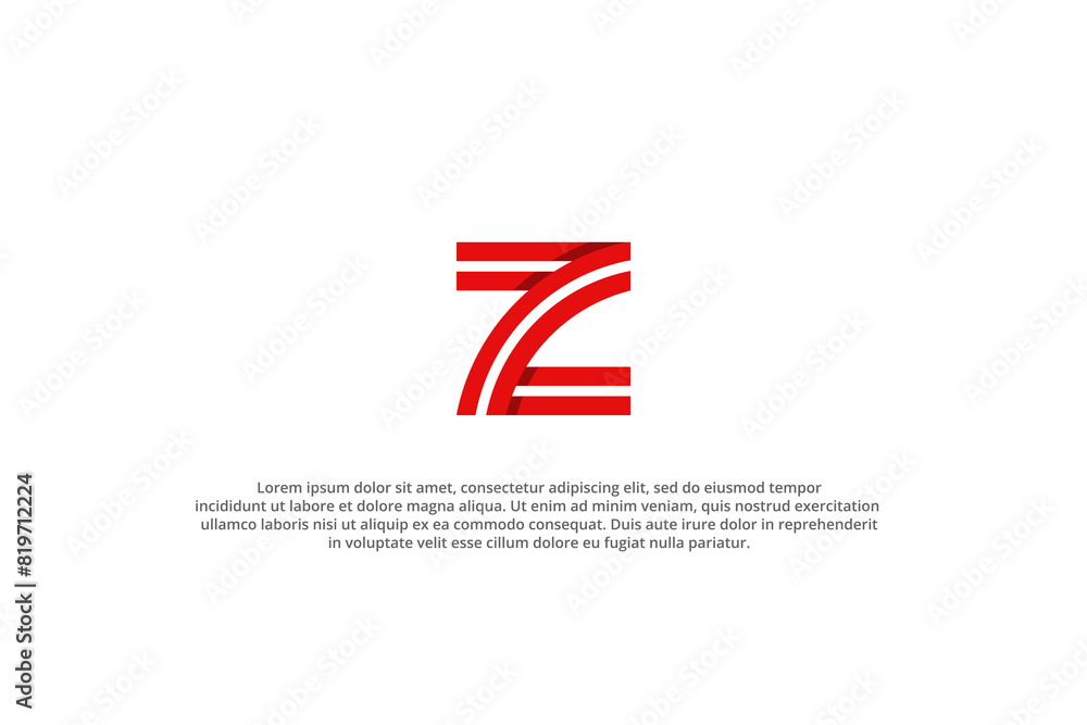logo letter z modern business