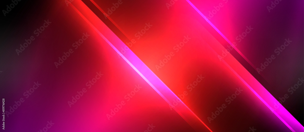 Neon dynamic diagonal light rays background. Techno digital geometric concept design for wallpaper, banner, presentation, background Neon dynamic diagonal light rays background. Techno digital geometric concept design for wallpaper, banner, presentation, background