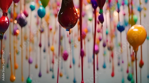 Wallpaper Mural A Serene Spectrum of Hues: Unveiling the Captivating Dance of Colorful Liquids Torontodigital.ca