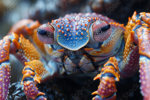 close up of a crab Generative AI  © ukasz
