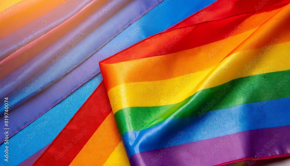 raised, shiny lgbt flag with bright colors, graphic, background close-up, pride month raised, shiny lgbt flag with bright colors, graphic, background close-up, pride month