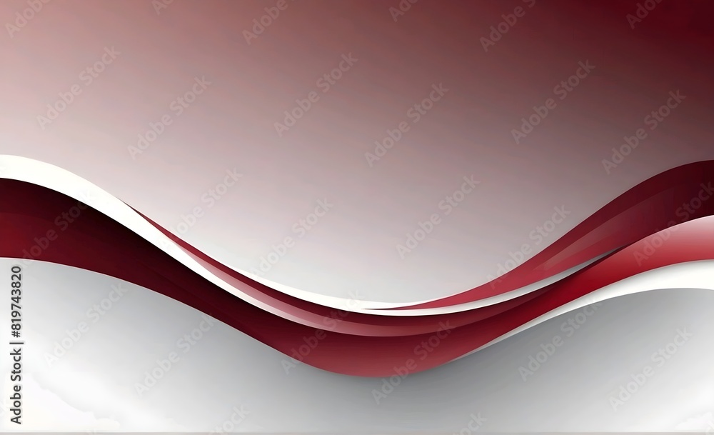 Obraz premium Minimalist red maroon and white gradient abstract background vector design for banner, presentation, corporate cover template and much more v2