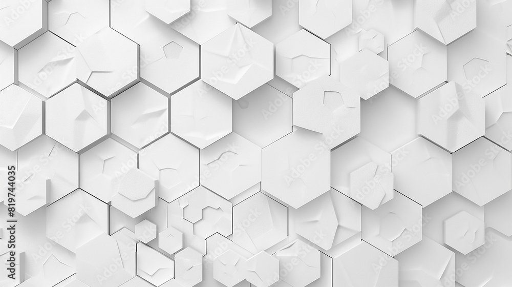 White hexagon concept design abstract technology background. White hexagon concept design abstract technology background.