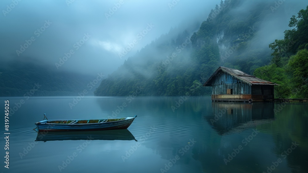 Fototapeta premium Beautiful Moody illustration with Deep And Rich Colors