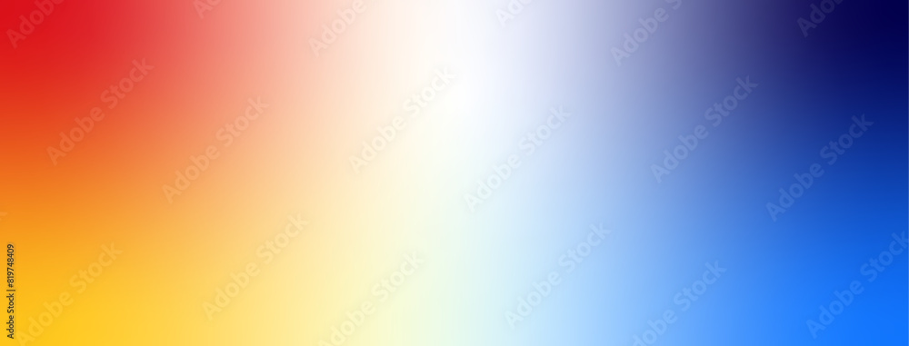 Red yellow blue gradient colors background with white shiny light. Red yellow blue gradient colors background with white shiny light.