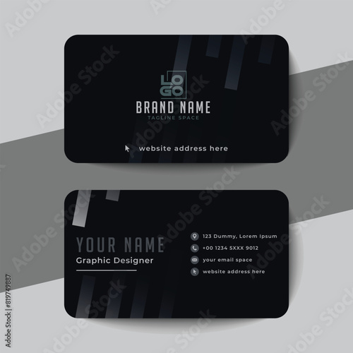 Creative and modern business card template