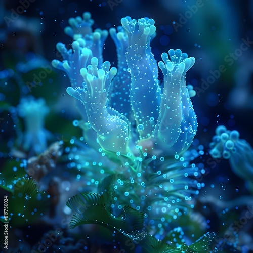 Dazzling Bioluminescent Creatures Reveal the Intricate Depths of the Ocean Floor