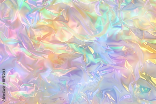 Vintage abstract pearlescent foil background with shimmering mother-of-pearl and rainbow colors.Pearlescent texture.