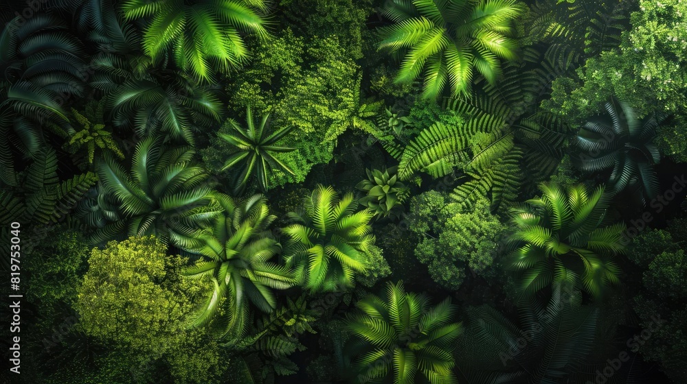A photographer capturing an unusual phenomenon of an upsidedown tropical jungle with lush green trees and ferns A photographer capturing an unusual phenomenon of an upsidedown tropical jungle with lush green trees and ferns