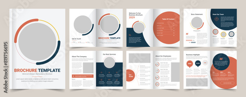 Company profile template, Creative portfolio, Brochure template, editable template layout, a4 size, annual report