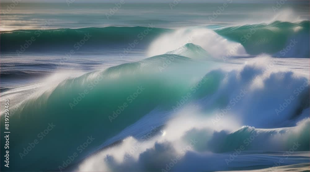 Beautiful sunset over the sea with sunlight reflecting on the water surface and waves hitting the sandy beach. Beautiful sunset over the sea with sunlight reflecting on the water surface and waves hitting the sandy beach.