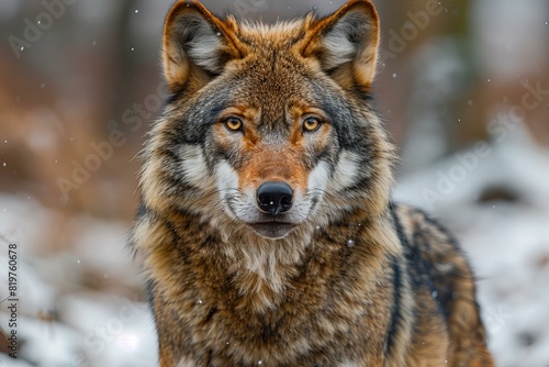 Grey wolf – close up photo, high quality, high resolution © BOOM