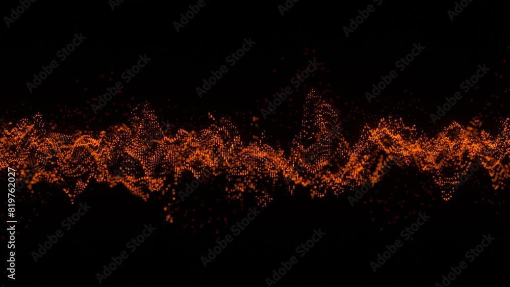 Dynamic wavy dots. Abstract sound waves. Moving futuristic 3d digital equalizer. Technology concept big data visualization. Dynamic wavy dots. Abstract sound waves. Moving futuristic 3d digital equalizer. Technology concept big data visualization.