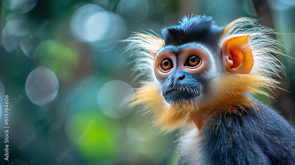 Beautiful View of wild gibbon ape Beautiful View of wild gibbon ape