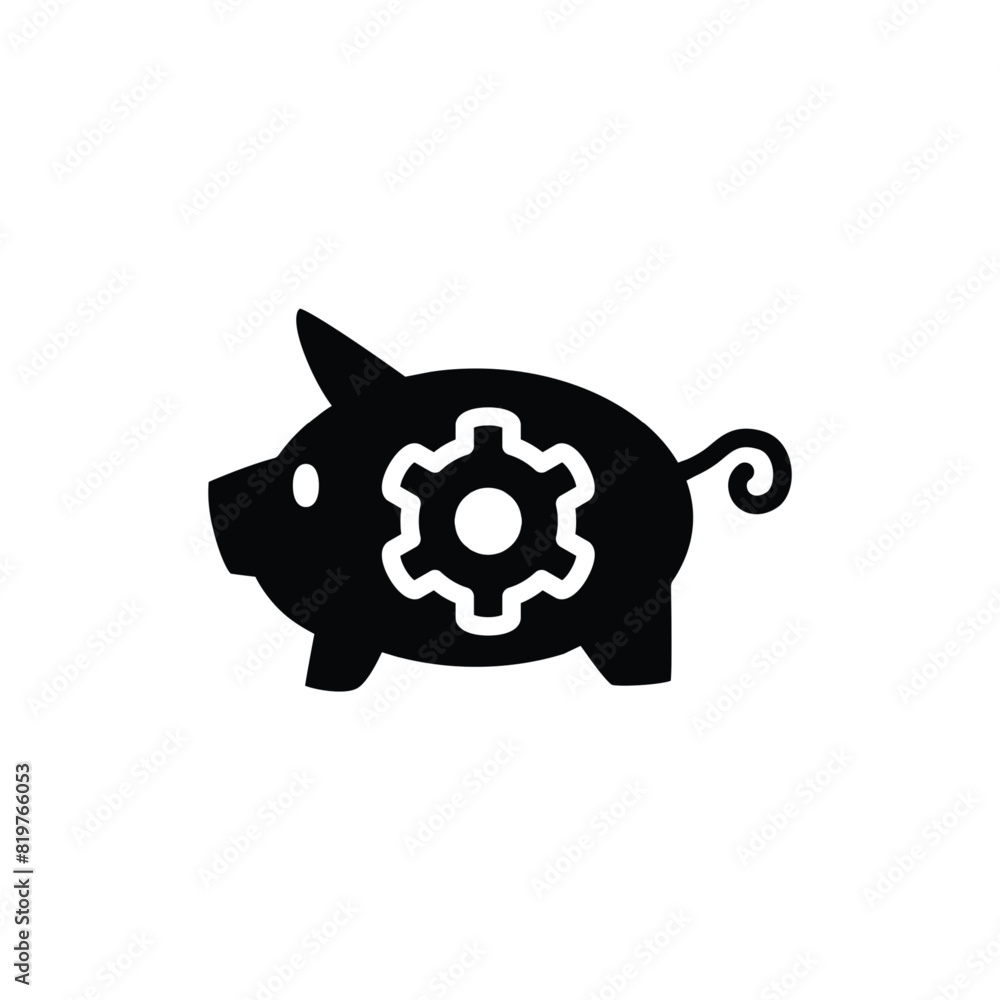 Obraz premium money management solid icon vector design good for website or mobile app