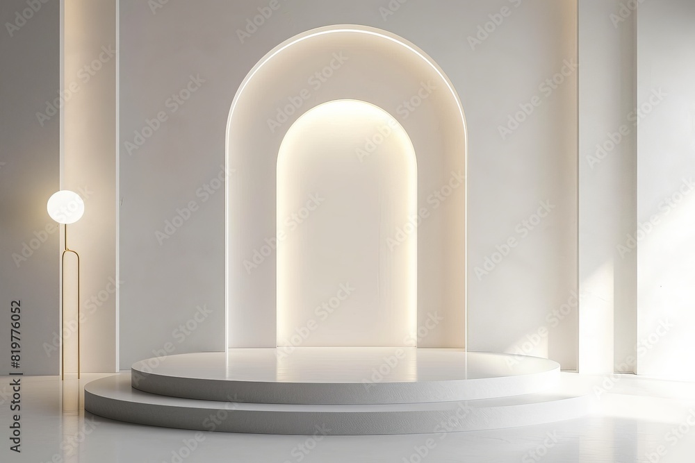 Ancient Greco-Roman hall interior with a circular stone podium surrounded by grand Corinthian columns. Beautiful simple AI generated image in 4K, unique. Ancient Greco-Roman hall interior with a circular stone podium surrounded by grand Corinthian columns. Beautiful simple AI generated image in 4K, unique.