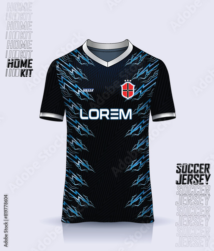 Soccer jersey design for sublimation sport t shirt design