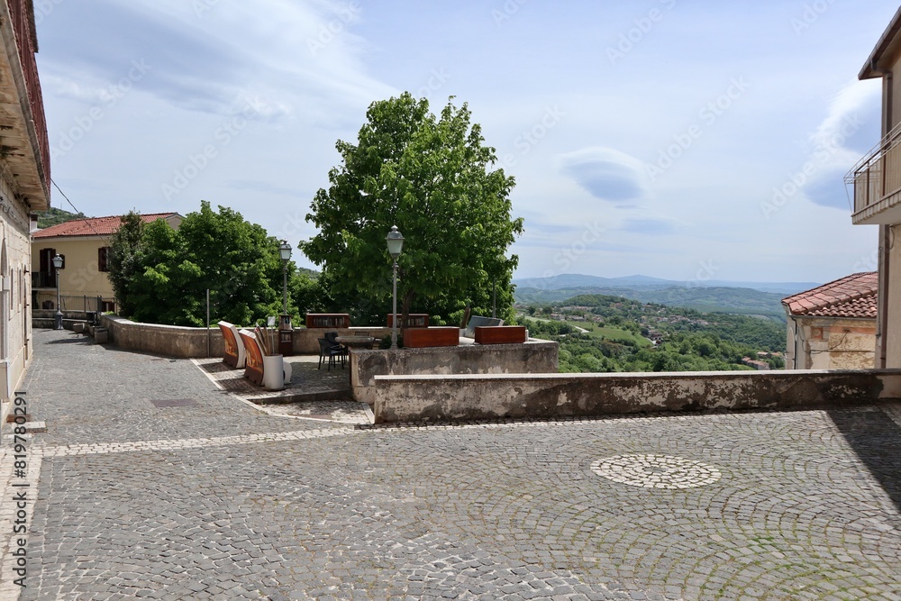 Macchiagodena - Scorcio della Terrazza della Lettura da Via XI Febbraio
