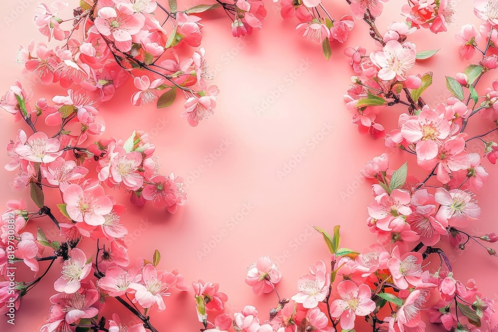 Drawing of a heart-shaped arch made of flowers. Backdrop with selective focus and copy space for the inscription. Beautiful simple AI generated image in 4K, unique. Drawing of a heart-shaped arch made of flowers. Backdrop with selective focus and copy space for the inscription. Beautiful simple AI generated image in 4K, unique.