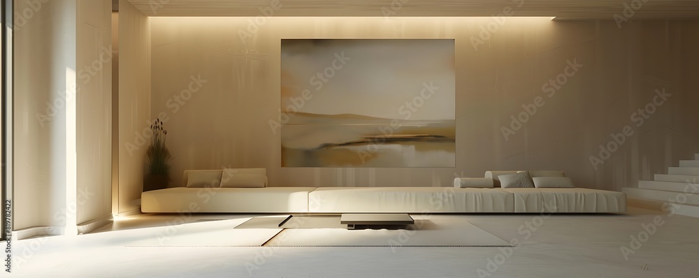 contemporary living room with a minimalist design contemporary living room with a minimalist design