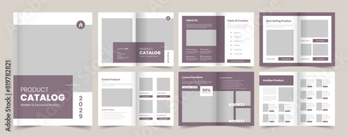 Modern Product Catalog, Brochure Design, Catalogue Template, Company Catalog, Beauty Product Catalogue