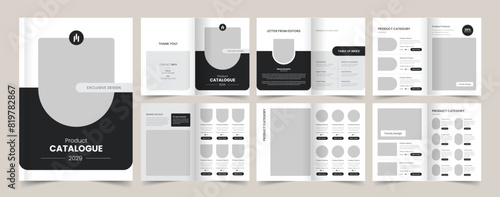 Multipurpose Product Catalog Design, Magazine Design, Minimalist Product Brochure